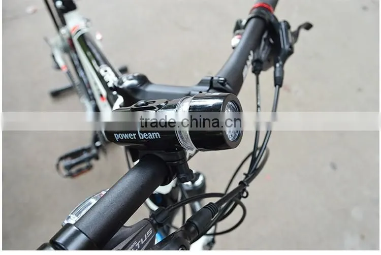 New Black Bicycle 5 LED Front Bike Light Head Light Headlight Torch Lamp Power Beam