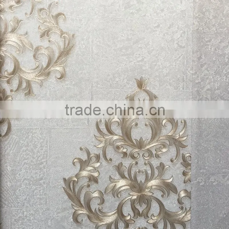 vinyl wallpaper of classical design for hotel and home