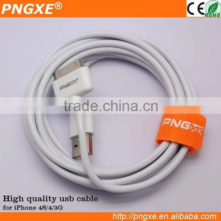 PNGXE good quality cheap price PVC usb data cable for iphone 4 cable
