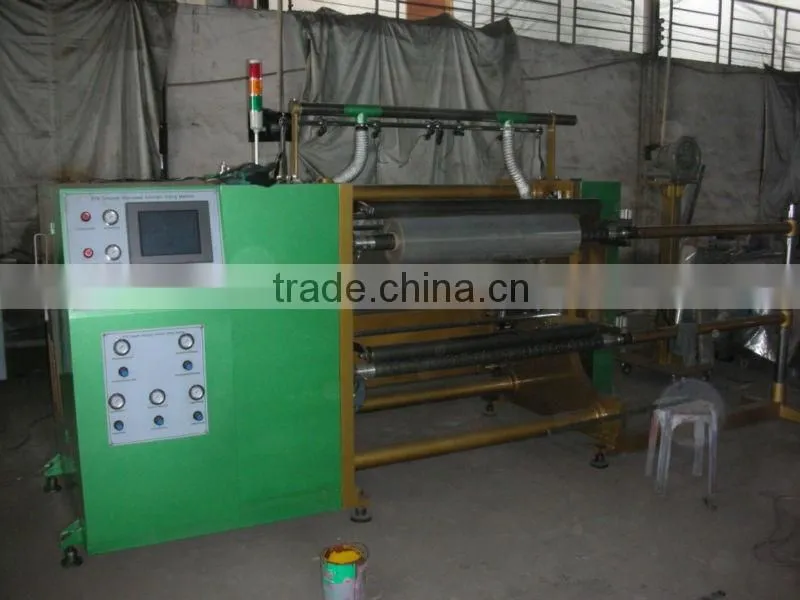 High speed automatic slitting and rewinding machine