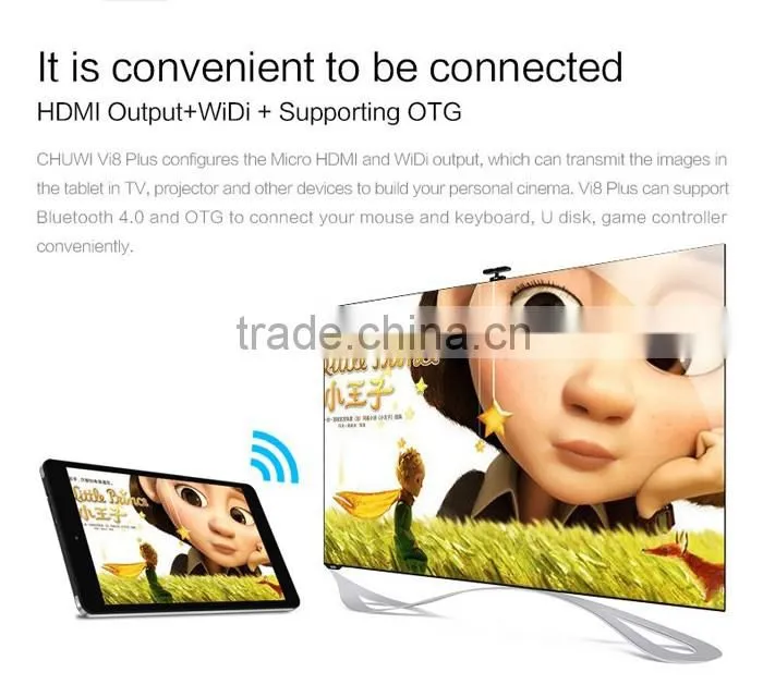 Chuwi Vi8 Plus Tablet PC Type-C 10 Intel Cherry Trail Z8300 Quad Core 1.84GHz 8 inch WXGA IPS Screen 2GB RAM 32GB ROM Ca