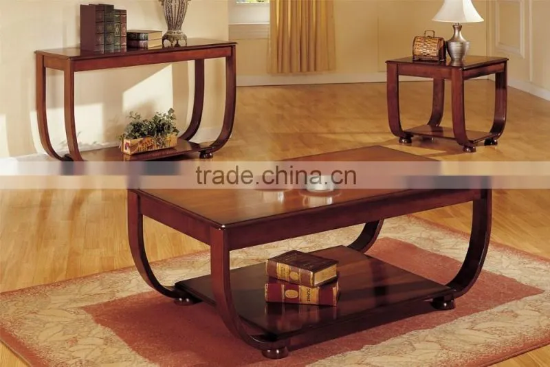 Modern MDF top coffee table wooden furniture used for hobby lobby