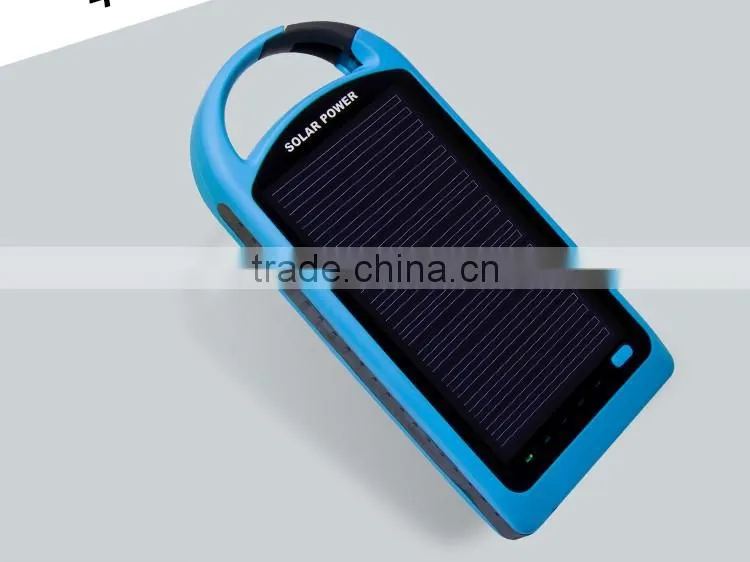 2016 new products 8000mAh mobile solar charger/portable power bank/mobile phone accessories