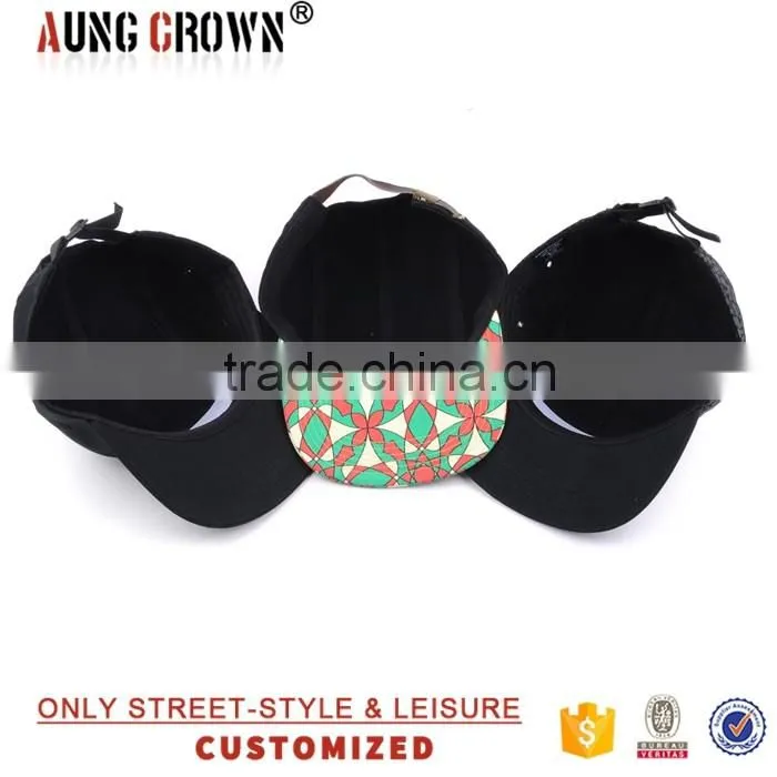 design 5 panel camp cap wholesale