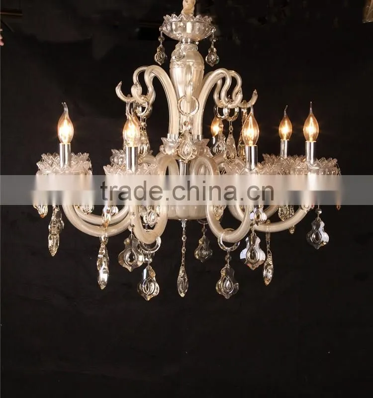 Modern round chandelier with 8 light for home decore