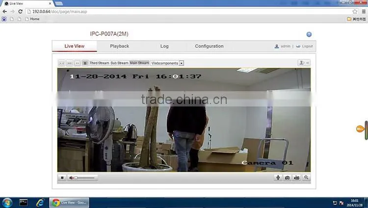 2MP auto motion tracking ptz poe ip camera