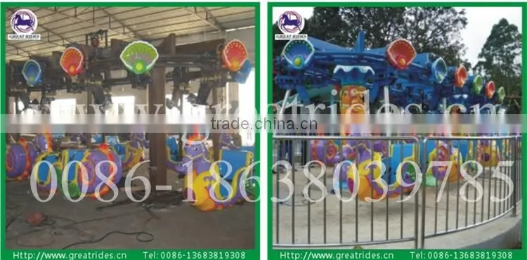 New product Chrismas carnival park rides sea horse rides