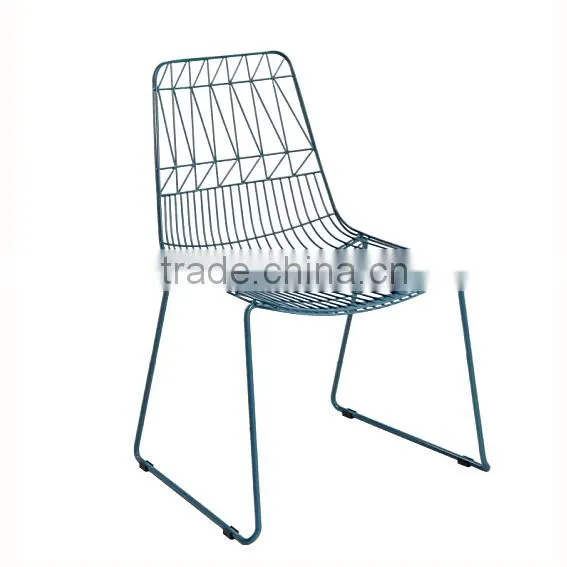 China Top sale cheap metal replica bertoia wire chair supplier