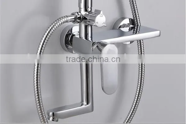 Deltar bath Led shower heads set, rain shower head set with hose