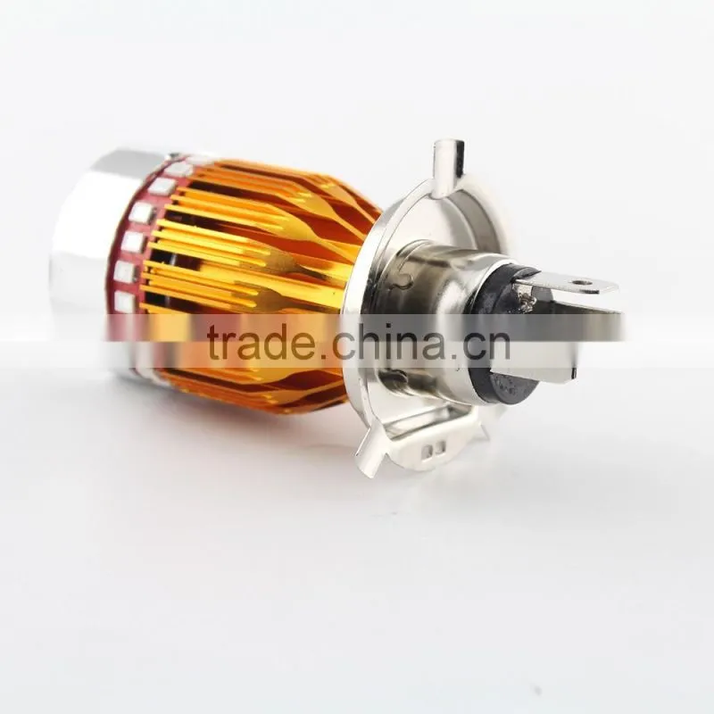 H6 motorcycle led strobe light 9W with high/low beam led motorcycle lights