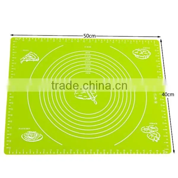 Scale Lines Printing Dough Kneading Silicone Baking Mat