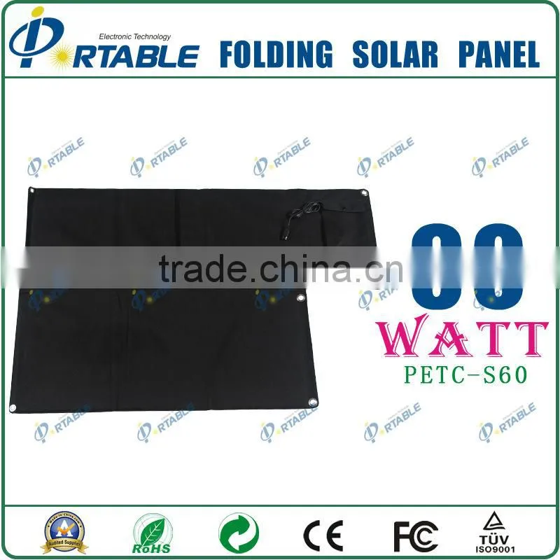 High quality 60W foldable solar charger pad