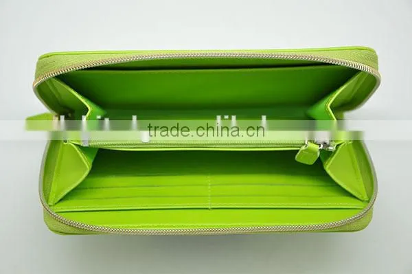 green and red color girl fashion coin purs with zipper