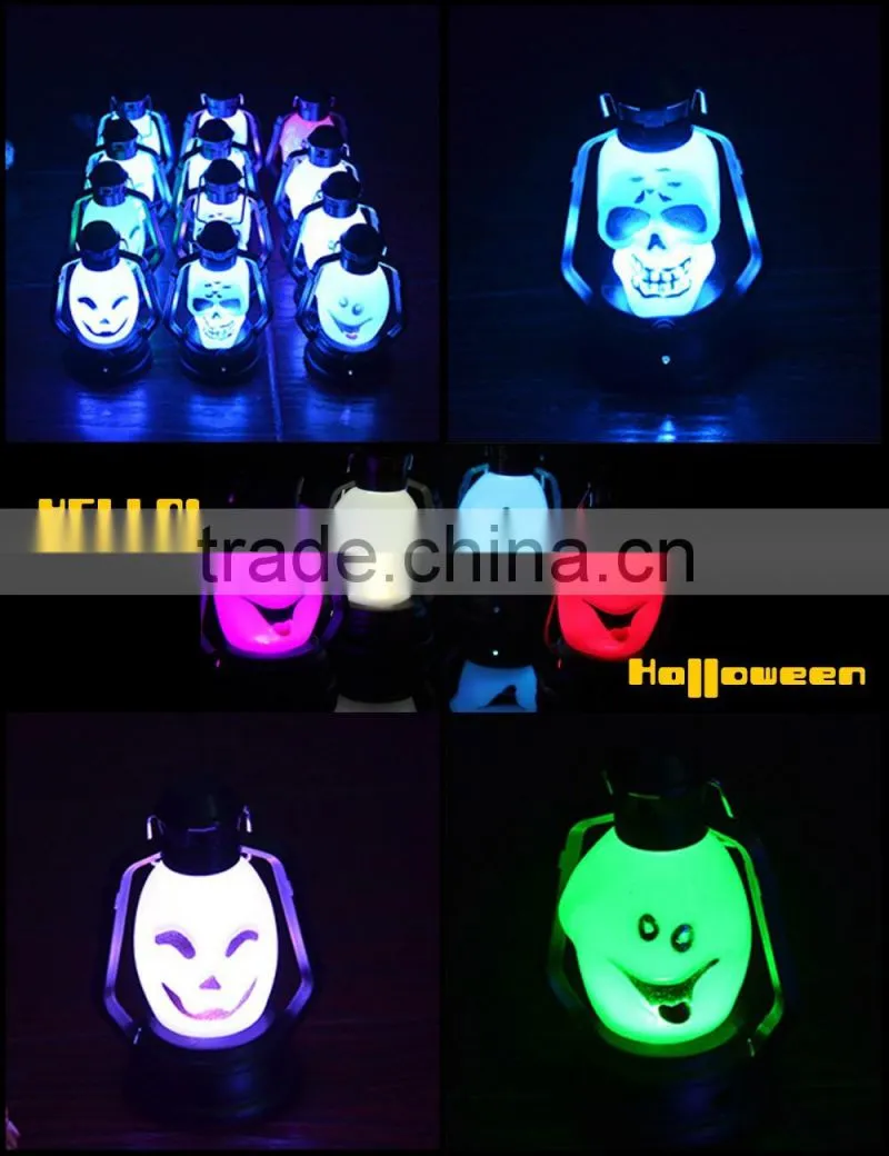 Halloween Witch Lantern Ghost Creepy Sound Lamp Battery Operated Light