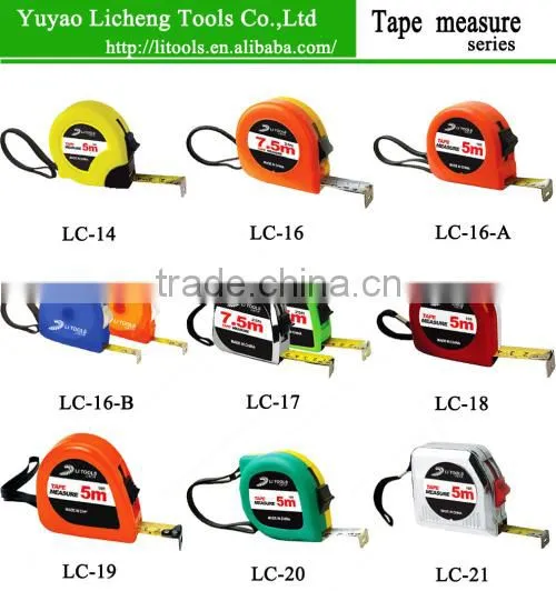 Popular carbon steel rubber cover tape measuring