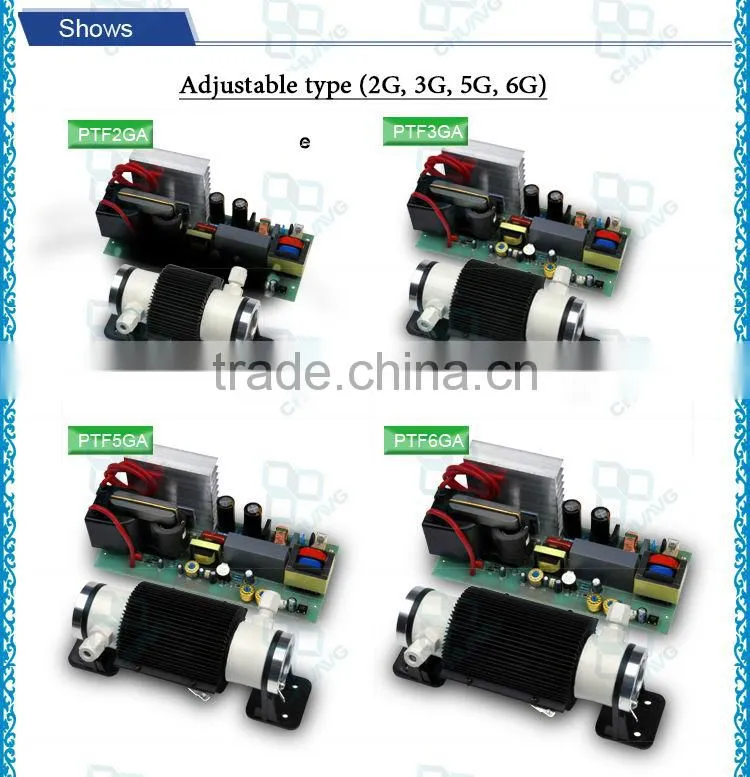 Manufacturers 1G 3G air cooling ceramic ozone generator tube