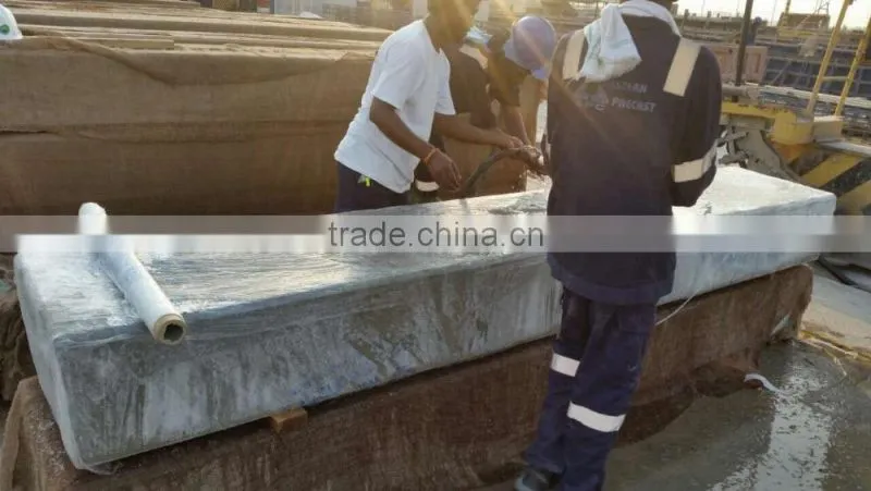 Saving water Concrete curing film