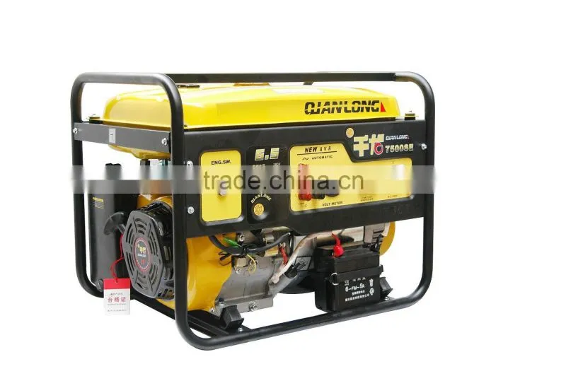 7500SE gasoline generator