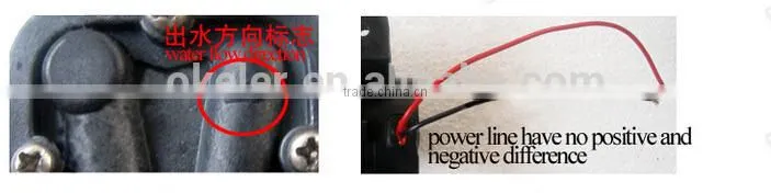 DC24V 6L/min 80W High Pressure Micro Automatic Reflux Valve Water Pump