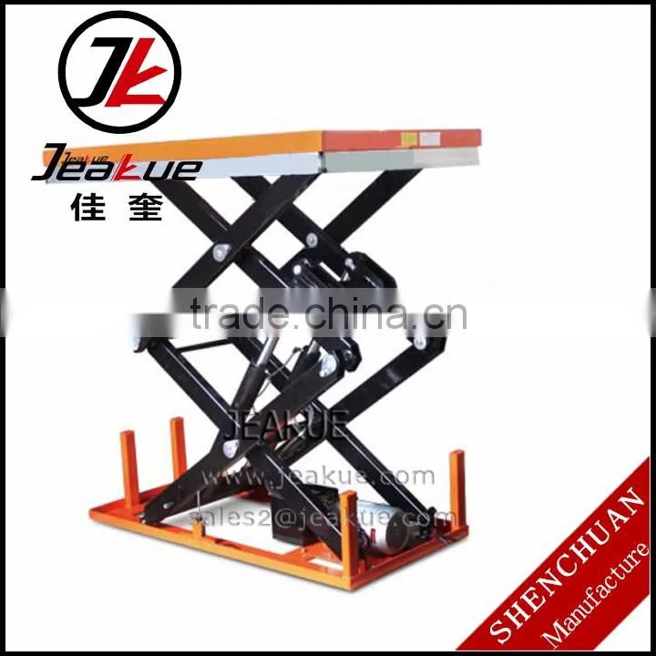2016 newest 4000kg two scissors electric Lift Table