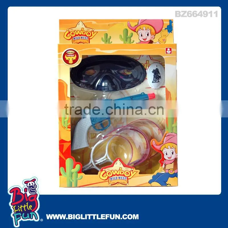 Toy cowboy gun set