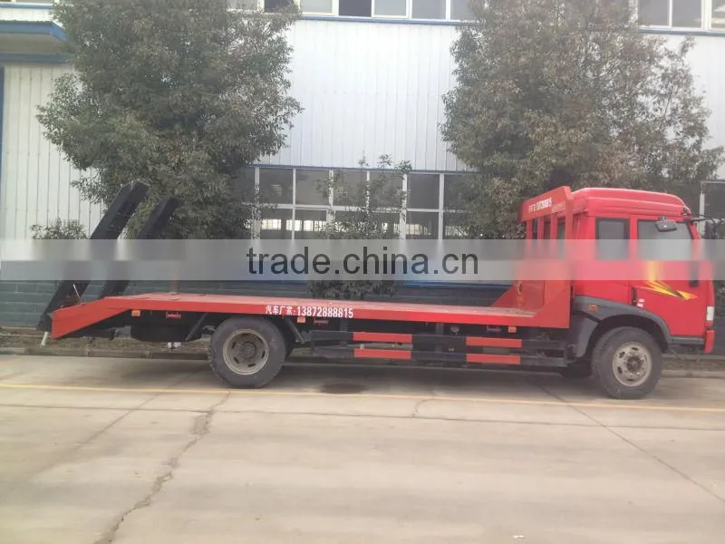 FAW excavator transportation truck,forklift truck transport truck