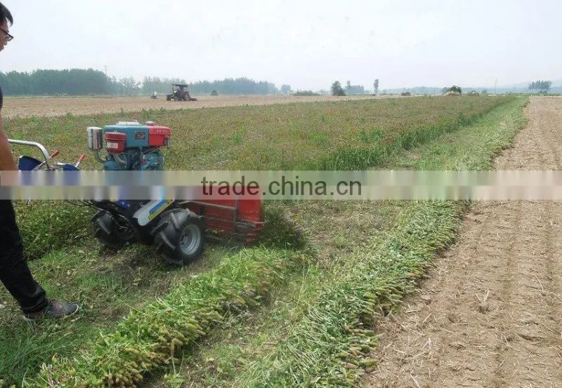 Gasoline engine alfalfa harvester machine