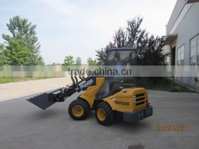 NEWLAND Brand W6FD08 China telescopic mini wheel loader with low price for sale