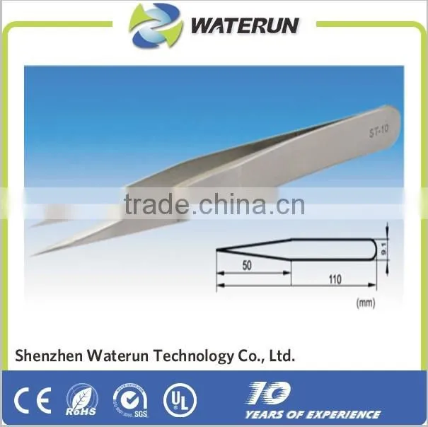 eyelash stainless steel tweezers/straight tweezers/curved tweezers manufacture
