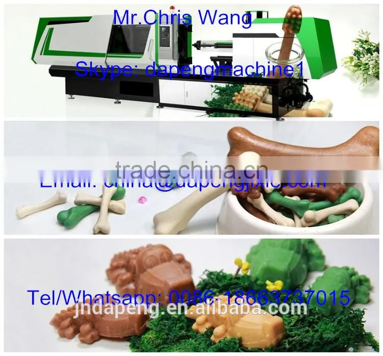 2016 popular twin screw extruder pet dog food making machine
