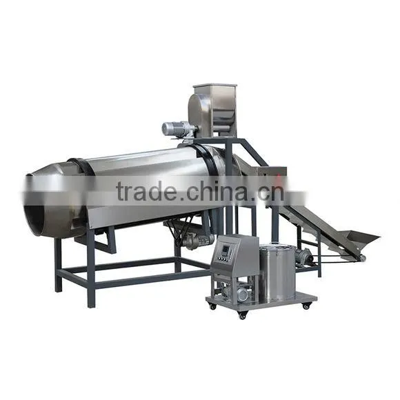 Automatic single roller seasoning machine for fish food
