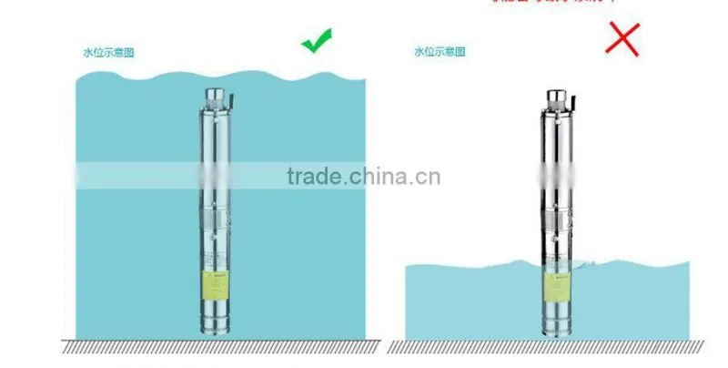 Submersible water pump, Deep well pump solar dc water pump