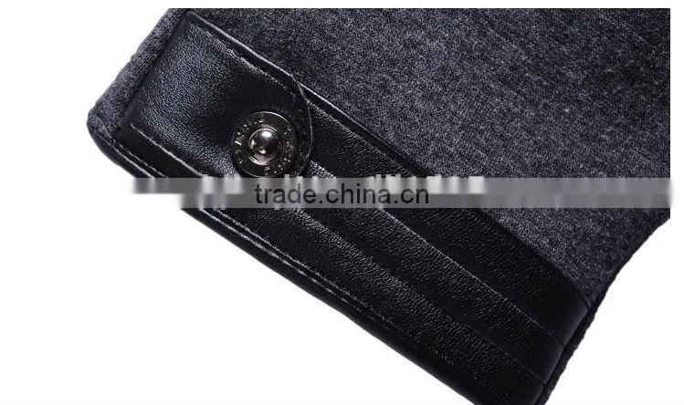 soft warn men golves for touch screen smart mobile phone