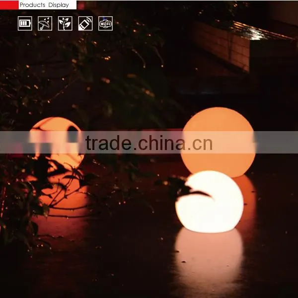 Rechargeable Outdoor Hanging Led Light Balls with 16 color changing ball lighting