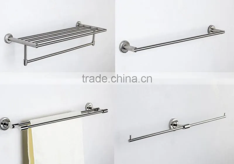 Bathroom Accessories Removable Double Towel Bar