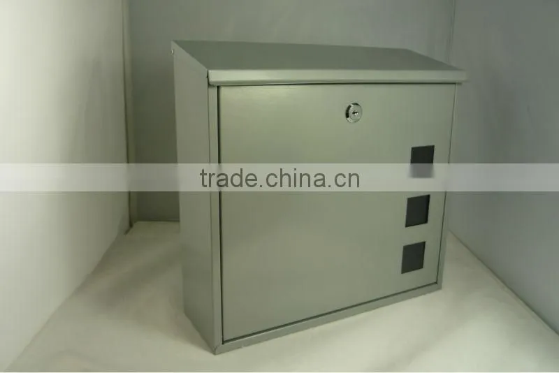 High grade 304 staineless steel mail box with glass door