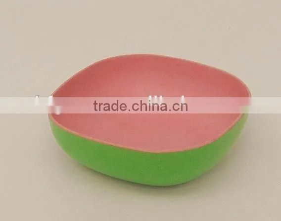 bamboo fiber bio and eco small round bowl