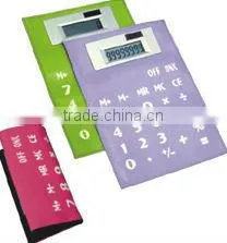foldable silicon calculator with many colors for promotion