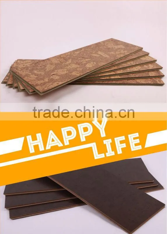 3D natural cork house decoration cork coaster
