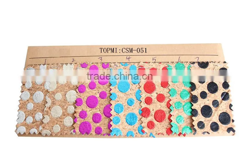 2015 new type high quality cork shoes material
