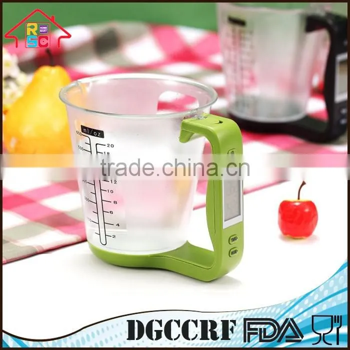 NBRSC Digital Cup Scale Electronic Measuring Household Jug with LCD Display