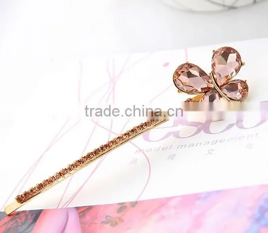 beautiful Crystal Pearl jewel Hair Clasp