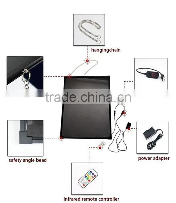 New electronic product RGB full color sparkle led board with high quality