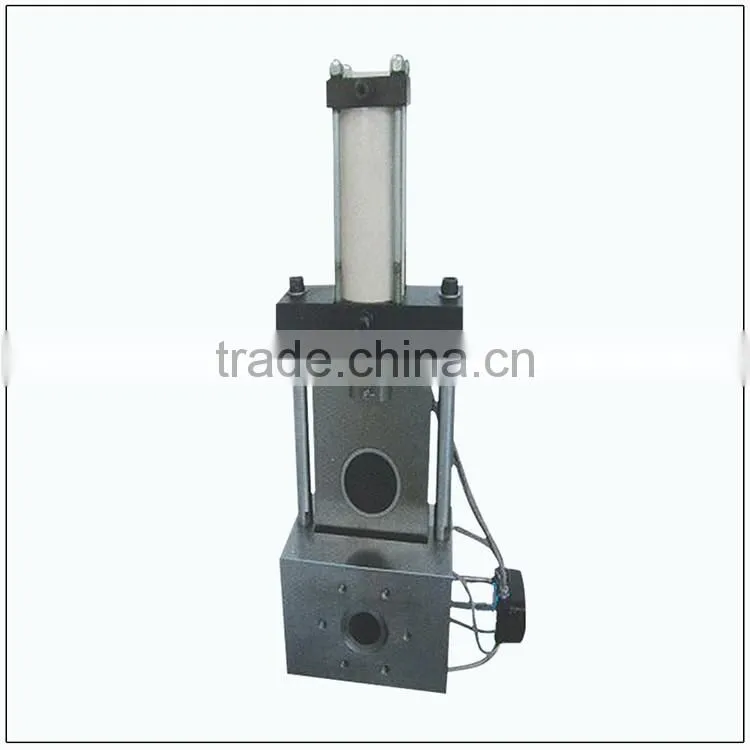 Single plate double working positions hydraulic screen changer