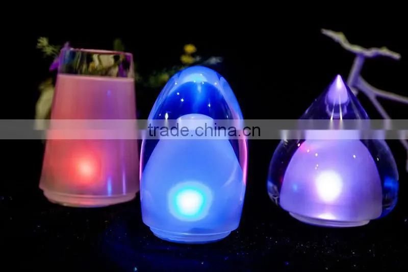 newfashioned led two-double tapered table lamp