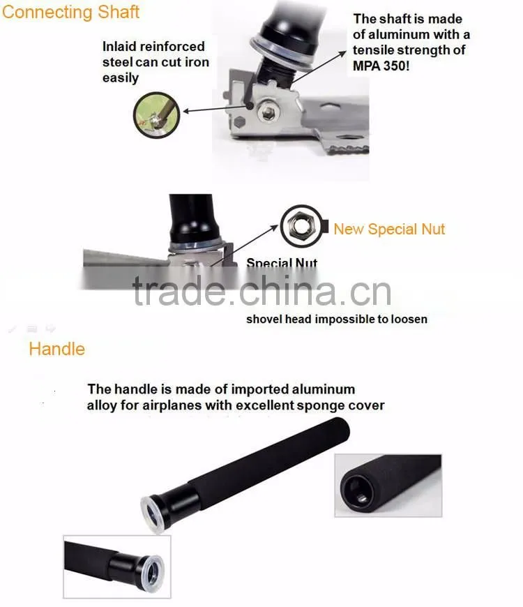 Camping Trip Survival Tool/ Outdoor Survival Gear/Duoji Multifunction Shovel guards you as a Loyal Tibetan Mastiff