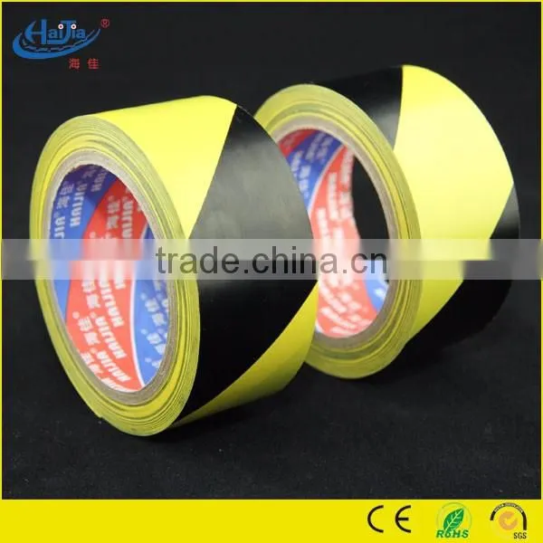 high adhesive warn and sign PVC antislip barricade tape