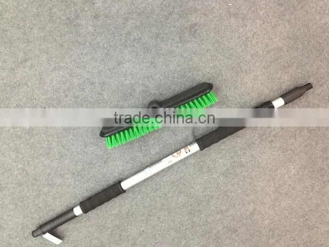 extension telescopic scrub brush with grip handle