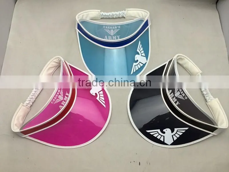 Hair Accessories,Custom Elastic Band Visor , Multicolor Sun Hat