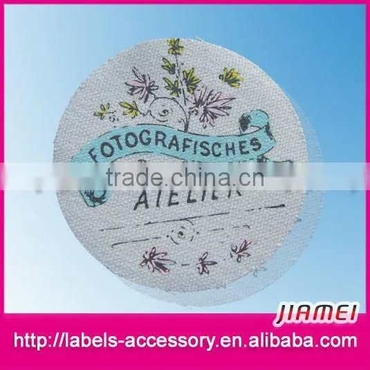 Custom design silk screen printing clothing labels and hang tags